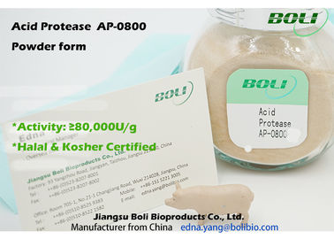 Boliの粉の酸のプロテアーゼAP-0800の活動80000利用できる蛋白質の試供品のU/gの加水分解