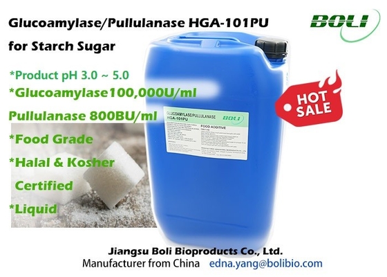 澱粉の砂糖のためのHGA-101PUのグルコアミラーゼのPullulanaseによって混ぜられる酵素