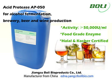液体の蛋白質分解酵素の酸のプロテアーゼ、アルコール発酵のための醸造の酵素